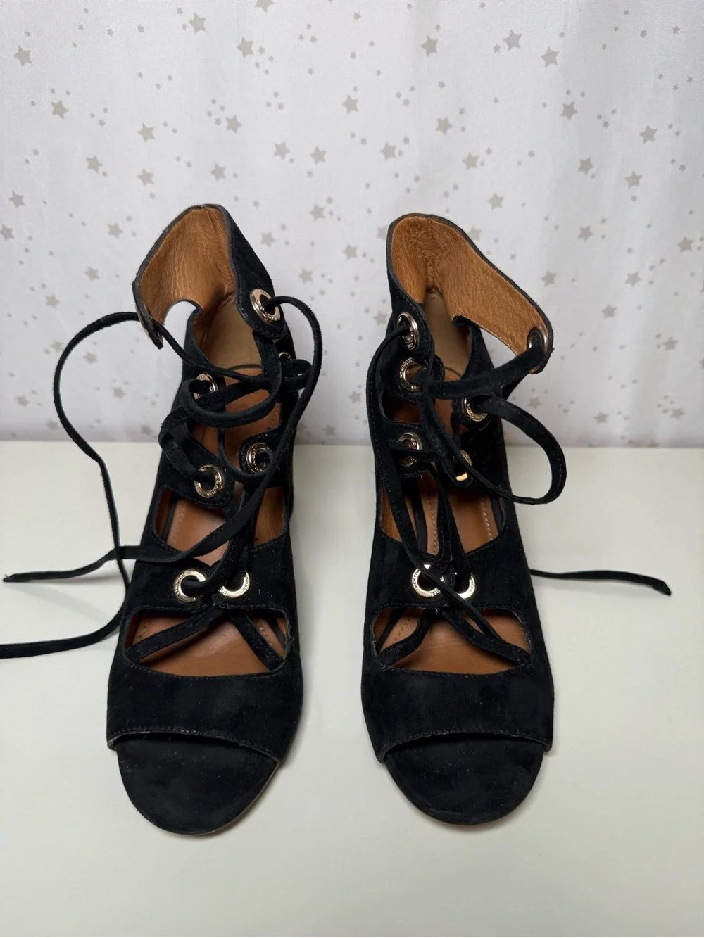 COACH Priscilla Lux Suede Sandals | size 6 |